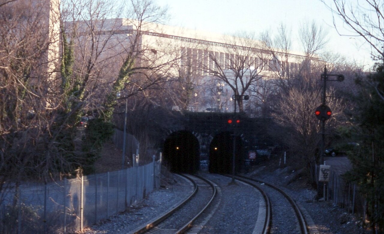 First Street Tunnel in Washington, D.C., in a historical file photograph. Not the October 2026 construction work.