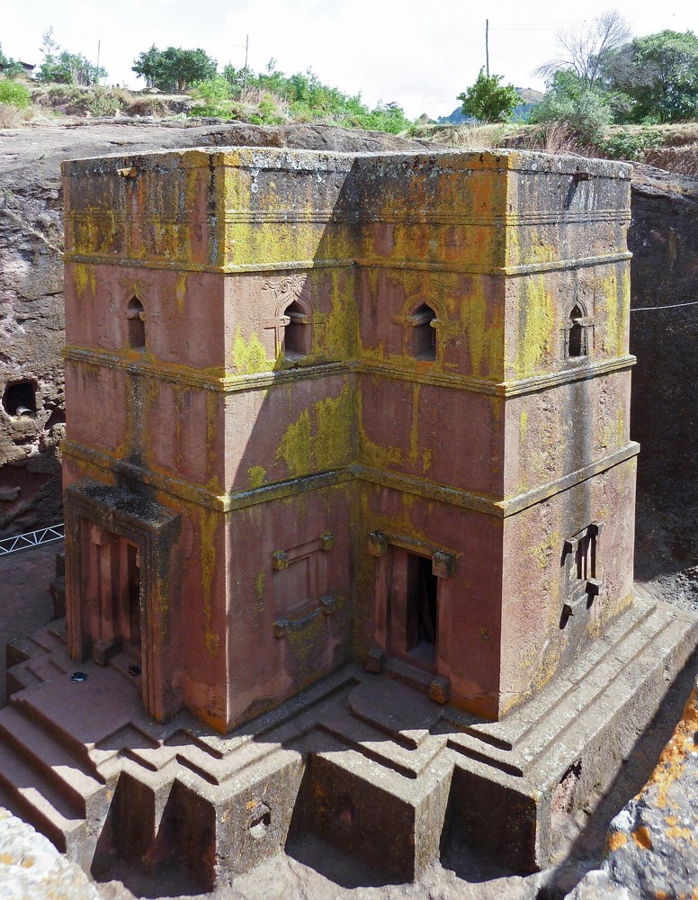 Bete Giyorgis, Lalibela, Ethiopia. File photograph of the rock-hewn church; not a recent conservation inspection.